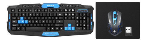 Dsfy 2.4ghz Wireless Gaming Keyboard Mouse Combo 19 Keys