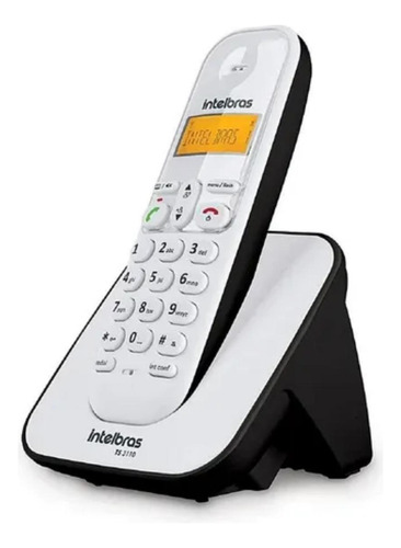 Telefone Sem Fio Residencial Ts3110 Branco E Preto Intelbras