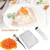 Kit De Cocina Acrílico Para Gastronomía Molecular Caviar Mak