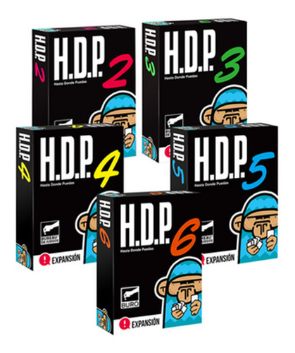 Hdp 2,3,4,5 Y 6 Expansion Bureau De Juego Original Cartas