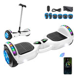 Hoverboard Patineta Eléctrica Con Bluetooth Música Luces Led