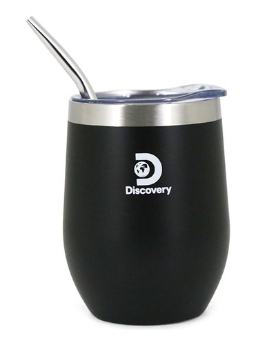 Vaso Mate Discovery Adventure Tapa Bombilla Acero Inoxidable