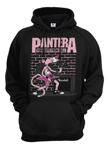 Sudadera Pantera Rosa, Unisex Con Capucha Y Cangurera