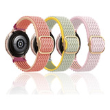 Pulseira Loop Compatível Garmin Venu 3s 45mm, Xiaomi E500 Cor Rosa