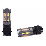 3157 3156 Led Switchback Blanco/ámbar Intermitentes Bombilla