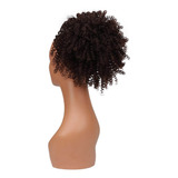 Pelo Rizado De Fibra Sintética Japonesa Afro Puff 15cm