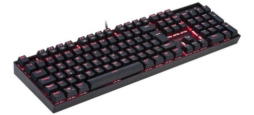  Teclado Gamer  Usb Mitra Single Color K551 Mecanico Sw Blue