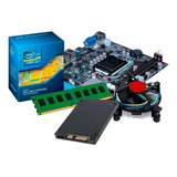 Kit Upgrade Intel I3 3.3+ Placa Mãe Intel H61+ 4gb +ssd120gb