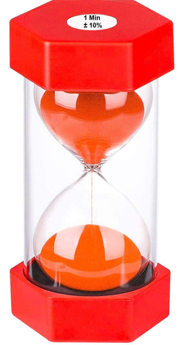 Reloj De Arena De 1 Minuto Suliao, Reloj De Arena Roja, Relo