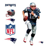 Vinilo Decorativo Nfl Patriots Tom Brady 03 Sticker 120x70cm