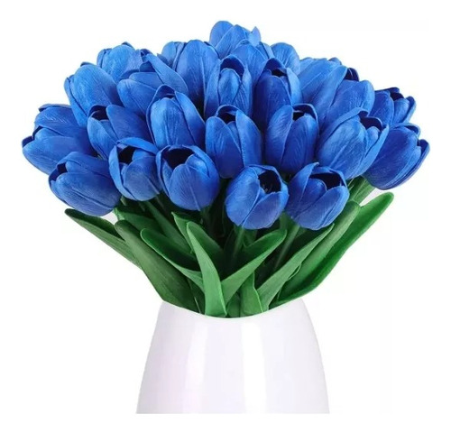 30 Flores Artificiales Tulipanes Decorativas Hogar Fiestas