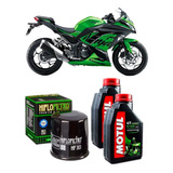 Kit Service Aceite + Filtro Kawasaki Ninja 300 12-16 Fas