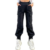 Pantalones Pants Jogger Mujer Deportivos Negro Ropa Para Gym