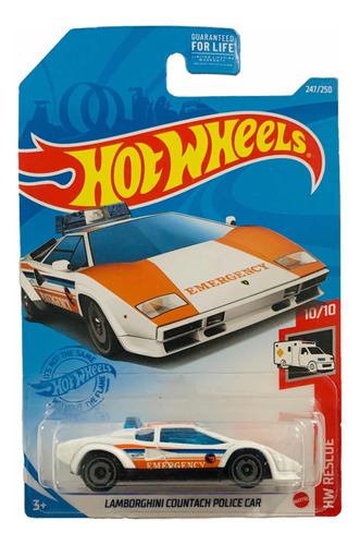 Hot Wheels 2021 Treasure Hunt - Lamborghini Countach Police