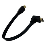 Cabo Hdmi 30 Cm Ângulo 90 º Graus Hdmi 2.0 4kx2k/30 Hz Curto