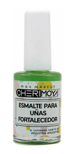 Esmalte Para Uñas Fortalecedor 10ml Cherimoya Uñas Manicuria