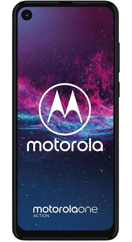 Motorola One Action 128gb Azul Denim Usado Muito Bom 