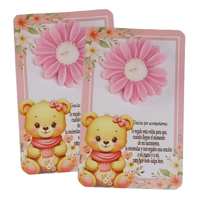 Baby Shower Velas Margaritas  20 Piezas | Envío gratis