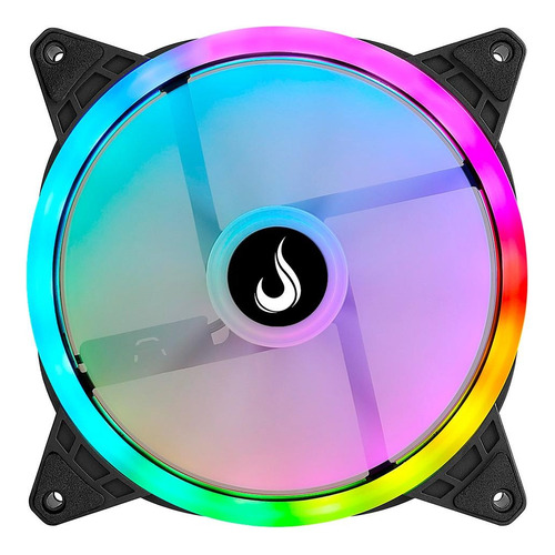 Cooler Fan Argb 140mm 14cm Led Argb P/ Gabinete - Rise Mode