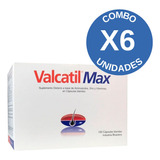 Pack X6 Unidades Valcatil Max 120 Capsulas Blandas