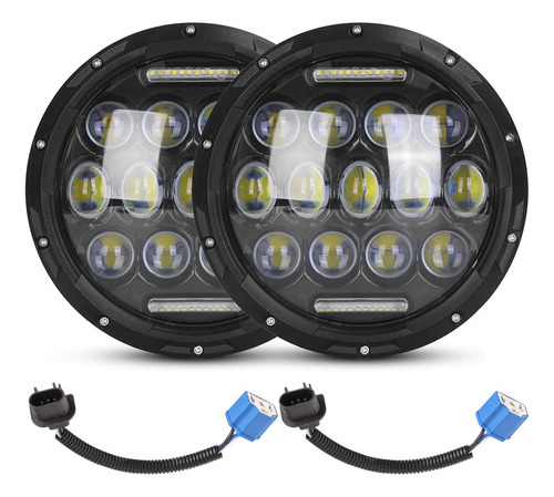 7' Pulgadas Redondo Faros Led Para 53-77 Ford F100 F250 F350