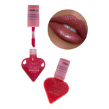 Brillo De Labios Lip Gloss Glitter Heart Breaker Pink21