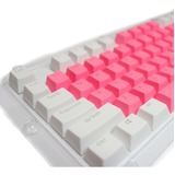 Keycaps Set Color Blanco + Fucsia