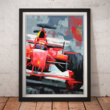 Cuadro Automovilismo - Ferrari - Formula 1 - Arte
