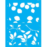 Stencil De Parede Wall Opa  32 X 42 Cm - Estamparia Limões -