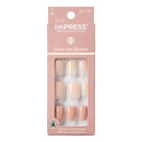 Uñas Postizas Kiss Impress Bare But Better S Short 30 Piezas Color Effortless Finish Mpress Bbb - Effortless Finish Kiss