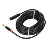 Cable Xlr De 3 Pines A Trs De 6,35 Mm, 1/4 De Pulgada Balanc