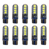 10 Led Secuencial Estrobo Pellizco T10 W5w 194 158 Silicon