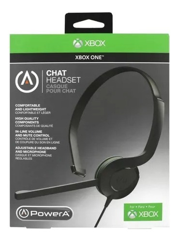 Diadema Chat Headset Powera Para Xbox One Standard Edition