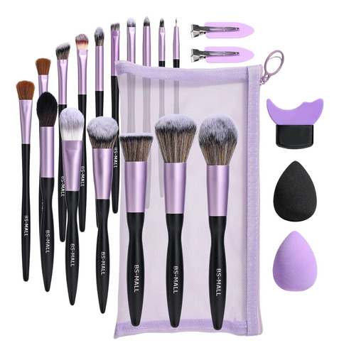 Set Brochas Maquillaje Bs-mall 