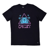 Camiseta Masculina Oakley Psy Frog Triangle Print Tee