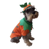 Disfraz Calabaza Perro Halloween Talla 4 Mascota Pet Pals