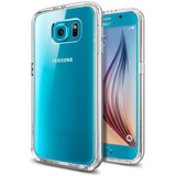 Carcasa Spigen Original Neo Hybrid Cc Samsung S6 Plateado