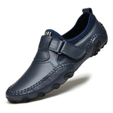 I Zapatos Informales Cuero Hombre Mocasines Senderismo