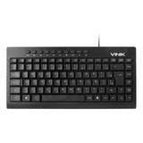 Mini Teclado Usb Multimídia Dynamic Slim Abnt 2 Vinik Dt111 Cor De Teclado Preto