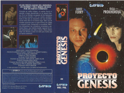 Proyecto Genesis Vhs Strange Horizons 1992 Ciencia Ficcion