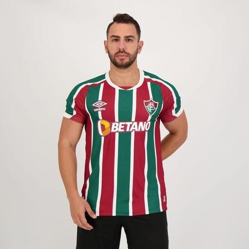 Camisa Umbro Fluminense I 2022 N 9 Oficial Jogo Patrocinio