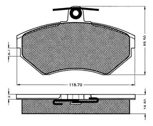 Pastillas Freno Para Seat Cordoba (disco Solido) 2000/ Del Foto 2