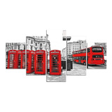 Quadros Decorativos Cidade Cabine Telefonica Em Londres 