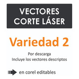 Vectores Decoración Adornos Corte Láser Variedad2!