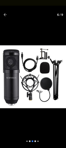 Kit Microfono Condenser Profesional Usb Pc Estudio Stream