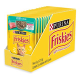 Kit 15 Sachê Friskies Gatos Adultos Atum 85g Caixa Fechada