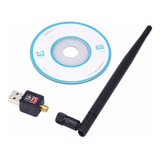 Receptor Wifi N Mini Usb Nano Antena Wpa2 2,4ghz 1000 Mbps