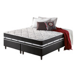 Conjunto Cama Box King Size Los Angeles 193x203cm Zidi