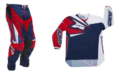  Conjunto Axo Motion 3 Atv Enduro Motocross Rp