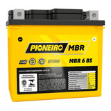 Bateria Moto Agm/vrla Pioneiro Mbr 6 Bs 12v 6ah